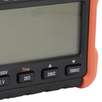VC4105A Ground Resistance Meter LCD Backlit Earth Resistance Tester with 5 Test Cables for Electricians Engineers Technicians