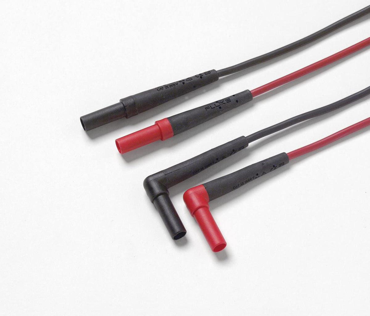 Fluke TL224 SureGrip Insulated Test Leads,(Pack of 5)