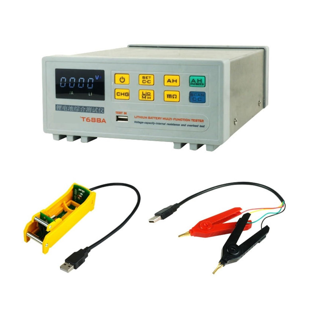 Battery Testers T-688A Lithium Capacity Tester Electric Vehicle Internal Resistance Charge and Discharge