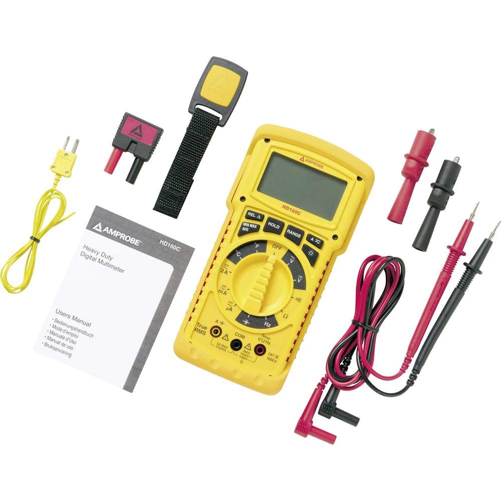 Amprobe HD160C Heavy Duty TRMS Multimeter with Temperature