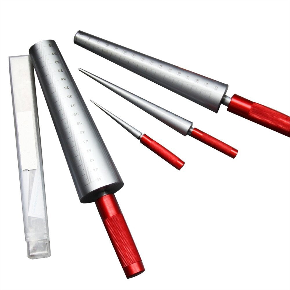 YUCHENGTECH Conical Taper Gauge Taper Welding Feeler Gauge Gage Welding Taper Gage Feeler Depth Ruler Gap Hole Inspection Measurement Tool (45-60mm)