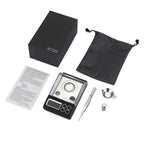 0.001G High Accuracy Digital Milligram Pocket Scales, Laboratory Analytical Balances High Sensitivity Weighing Pan,with Windshield,20g/0.001g