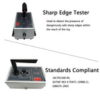 Electric Toys Sharp Edge Tester Burr Angle Detector Toy Testing Instrument for Detect Children w/1 Tape
