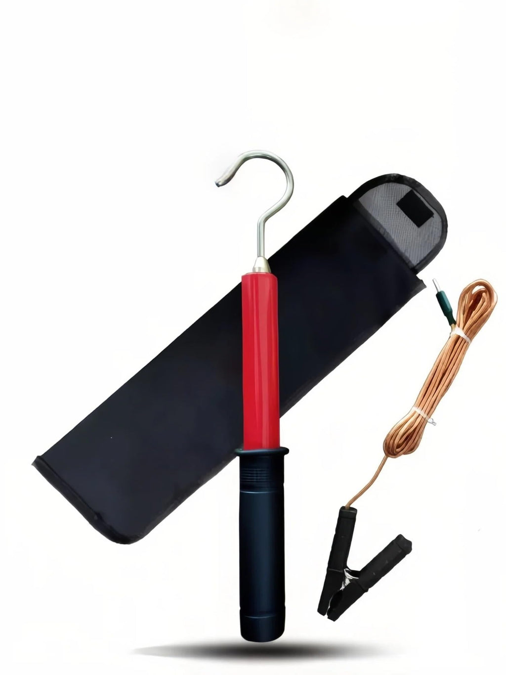 High Voltage Insulated Discharge Rod, Portable Telescoping Safety Tool for Electrical Testing & Line Maintenance (35KV, 100cm/3.3ft) - Essential for Professionals