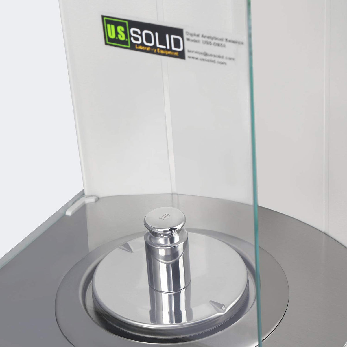 U.S. Solid 200g x 0.0001g Analytical Balance, High Precision Digital Lab Scale for Density & Dynamic Weighing, 0.1mg Accuracy