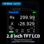 Hantek 1833C Handeld LCR inductance Meter capacitance Meter to Measure Components, Accuracy 0.3% with LCD Display