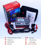 UNI-T Uni-Trend Ground Resistance Meter Digital Electrical Meter Insulation Resistance Tester AC DC Voltmeter UT526 RCD Test/Low Resistance Continuity Measure(UT526)
