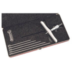 Starrett Depth Micrometer, 0-75mm Range, .01mm Grad, 63.5mm Length - 3 Rods