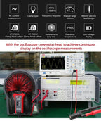 UNI-T UT-CS09C 3000 AC Current Clamp Sensor, for UT196/UT61E+/UT18B MAX/UT206B/UT208B Clamp Meter Multimeter Current Probe,Option Flexible Current Clamp,Clamp Head Diameter:18 inches (45.7cm)