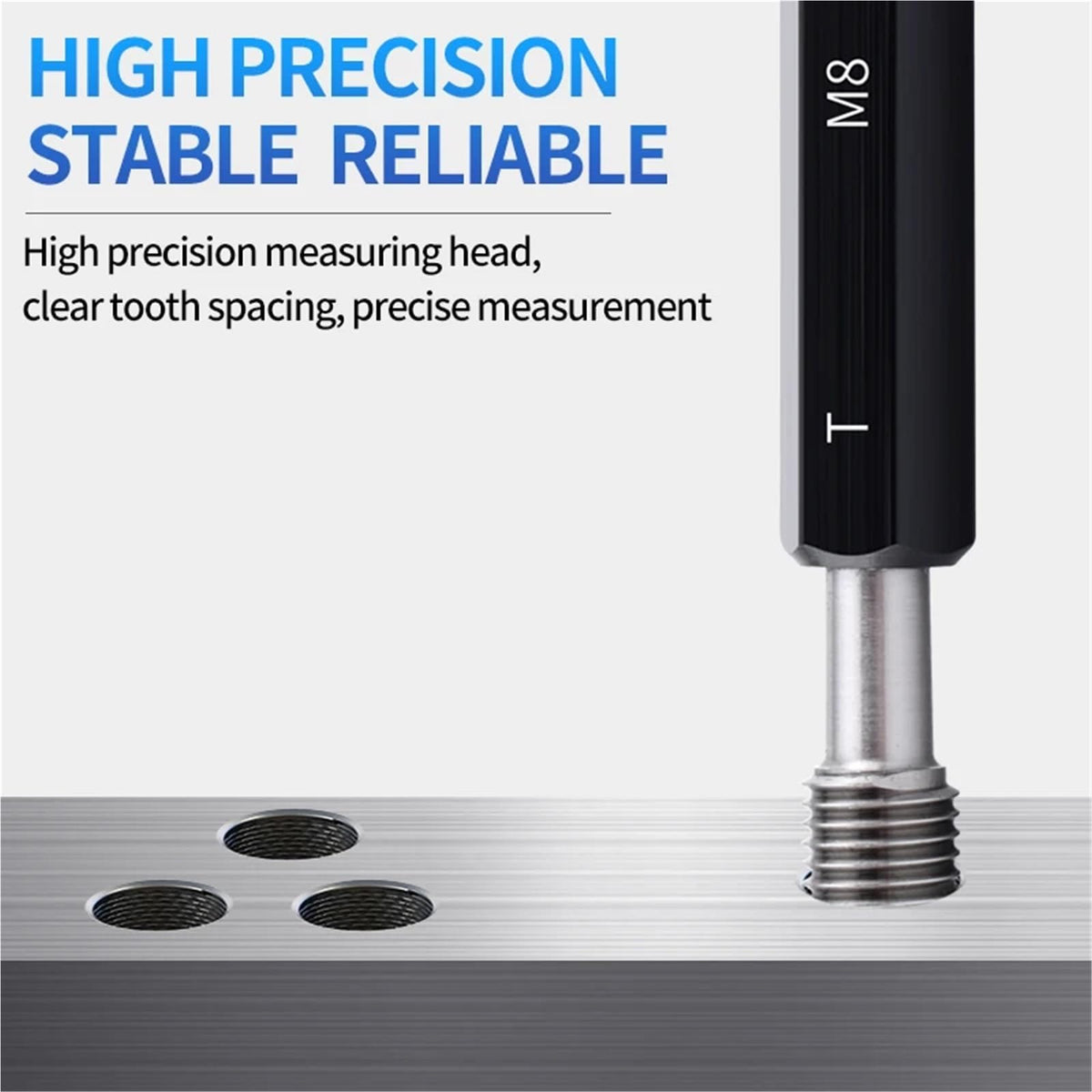 1PCS 6H M64-M72 Steel Mer-cury Gage Metric Fine Thread Gauge X6.0/4.0/3.0/2.0/1.5/1.0/0.75/0.5(M69X0.75-6H)