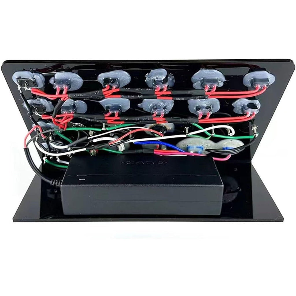 LED Headlight Test Kit, Multifunctional Auto Car Headlight Test Board, Allows Testing 1-500W Car Lights 12V, Portable Automotive Lighting Testing Equipment, for Automotive Repair