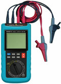 ALLOSUN Digital Cable Length Multimeter Wire Gauge Phone LAN Network Tracker Tester Temp Ohm Resistance Meter