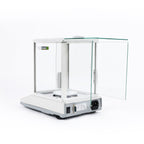 U.S. Solid Analytical Balance, 500g x 0.001g/1mg High Precision Lab Scale, Digital Balance - 5 Weighing Units, Glass Draftshield, RS232 Interface & Piece Counting, 200g Calibration Weight