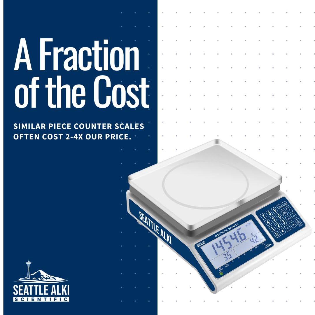 Seattle Alki Counting Scale | 30 kg x 0.5 g | USA Company