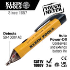 Klein Tools 4-Piece Electrical Test Kit with IR Thermometer, Multimeter, Voltage Tester and Receptacle Tester Plus 6-Piece 1000V Insulated Screwdriver Set