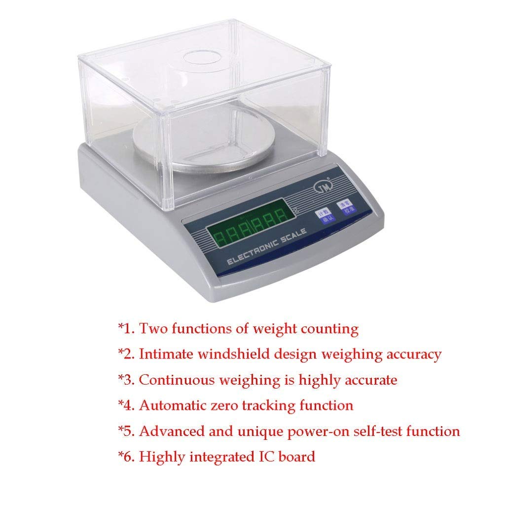 Electronic Scale Digital Electronic Scale 0.01G LCD Laboratory Precision Analytical Balances Jewelry Scales Industrial School