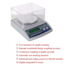 Electronic Scale Digital Electronic Scale 0.01G LCD Laboratory Precision Analytical Balances Jewelry Scales Industrial School