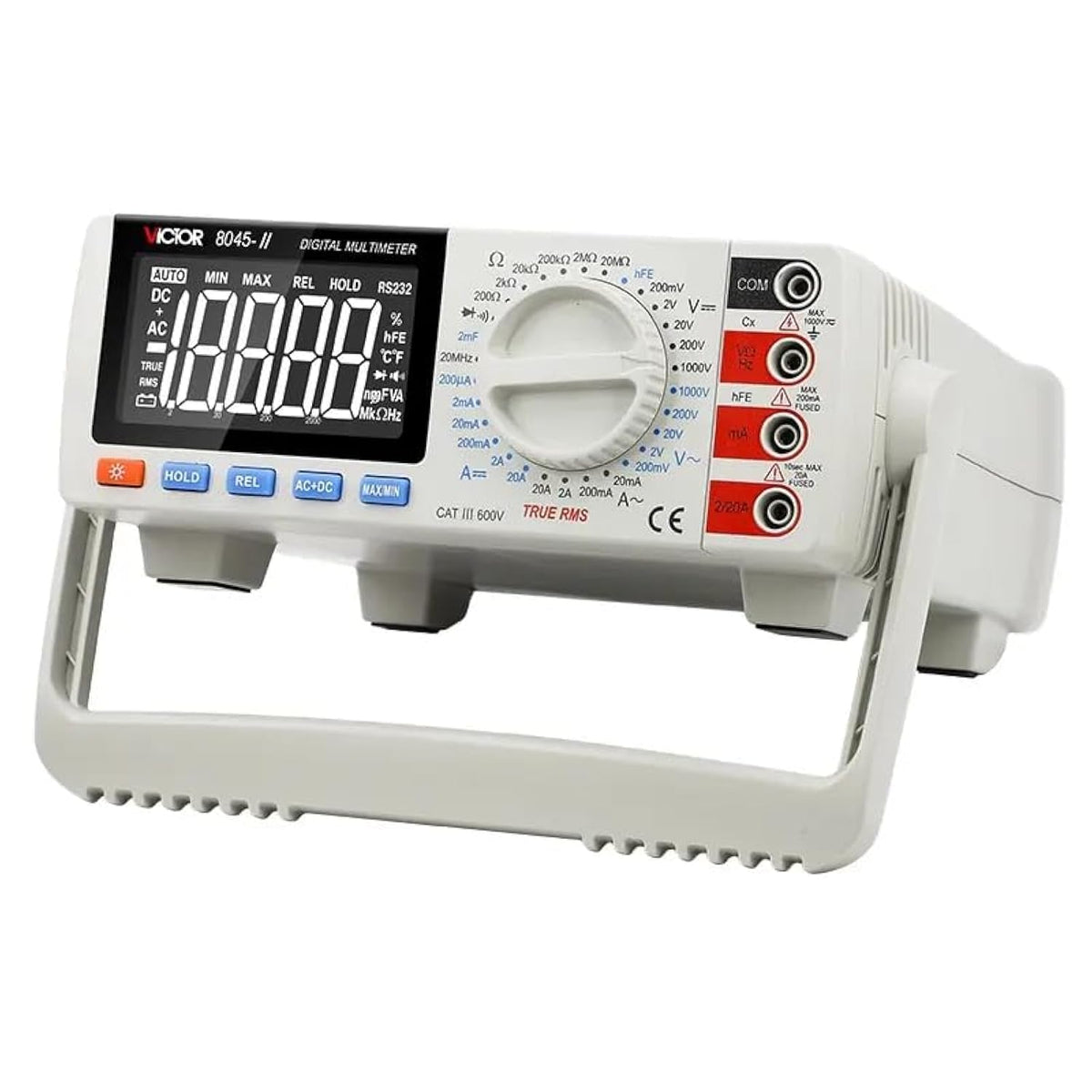 VC8045-II High Accuracy Digital Multimeter Resolution 10V Big LCD Display(Victor VC8045-II)