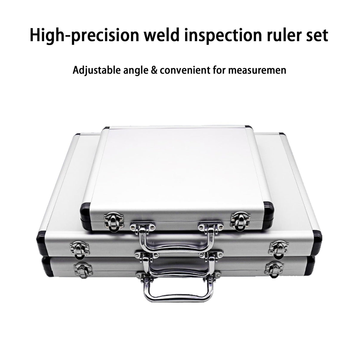 Welding Gauge Tool Kit, Stainless Steel Measurement Tools with Carrying Case for Weld Seam Inspection and Quality Control, Essential for Professionals