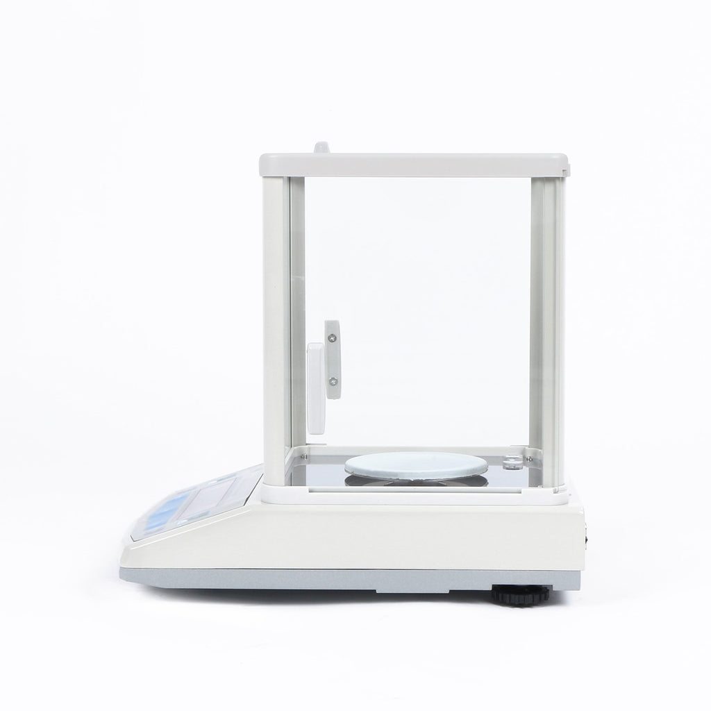 U.S. Solid Analytical Balance, 500g x 0.001g/1mg High Precision Lab Scale, Digital Balance - 5 Weighing Units, Glass Draftshield, RS232 Interface & Piece Counting, 200g Calibration Weight