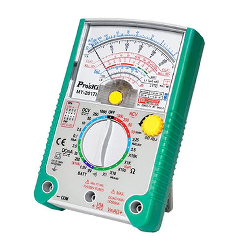 Protective Function Analog Multimeter Safety Standard Ohm Test Meter AC Voltage Current Resistance