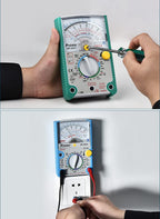 Protective Function Analog Multimeter Safety Standard Ohm Test Meter AC Voltage Current Resistance