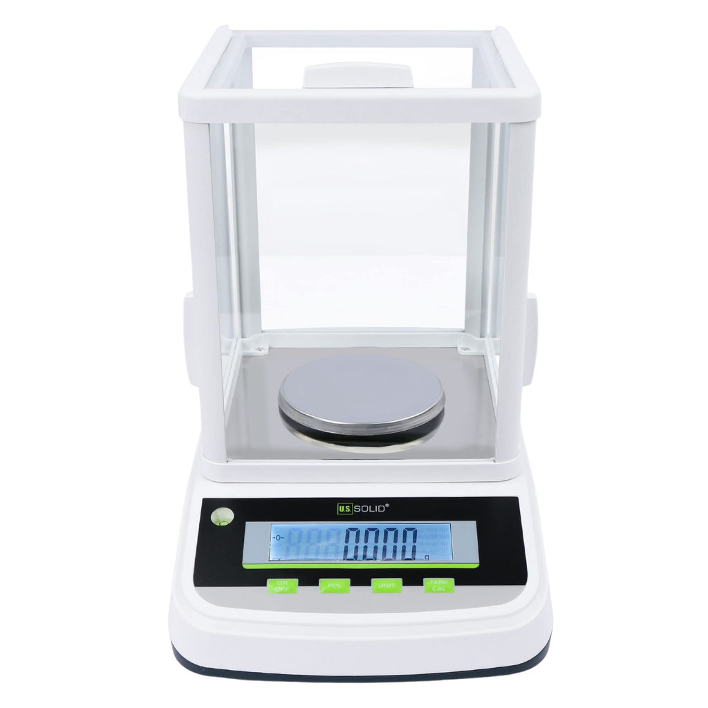 U.S. Solid 1mg Analytical Balance Digital Lab Precision Scale, RS232 Interface, AC100V-240V/4xDC1.5V (100g)
