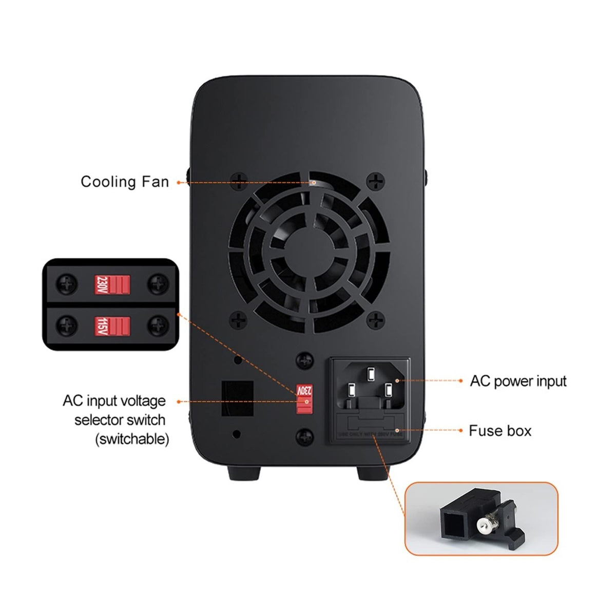 with 3 Groups of Storage Function Switching Power Supply Adjustable Laboratory Power Regulator Switch