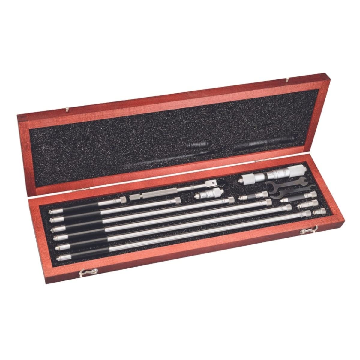Starrett Tubular Inside Micrometer Set, 1.5-12" Range, .001" Graduation