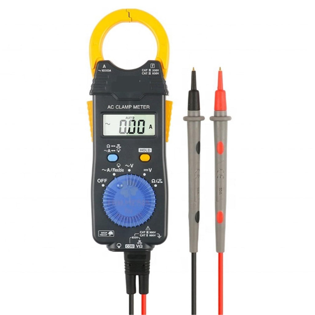 3280-10F Digital Clamp Meter, AC Current 41.99-1000A, 3 Ranges, with -25°C to 65°C Wide Operating Temp Range