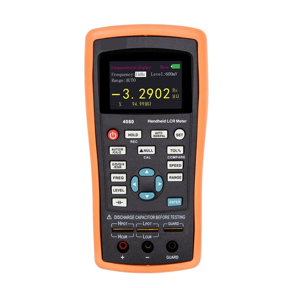 Portable Home Functional Testing Tools Digital Bridge Meter Multifunction 5 Digit Handheld LCR Capacitor Inductance Resistance Tester 100KHz DCR with USB