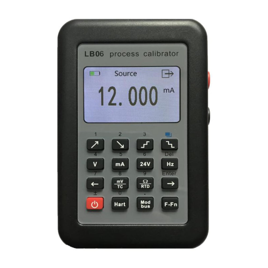 LB05 Process Calibrator with Modbus Master and Slave, 0-2500 Ohm Measurement, 20-2200 Ohm Output, Pt1000 RTD, 0-10 kHz Frequency, TC Signal Source