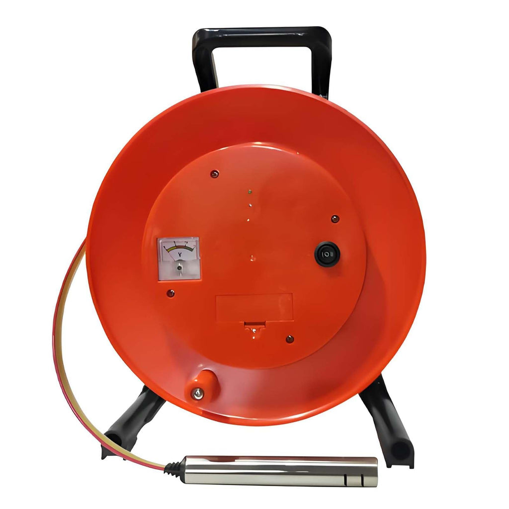 Water Level Meter for Wells & Boreholes, 10m-300m Depth Measurement Tool, Groundwater Level Sensor with Fixed Probe & Steel Tape, Ideal for Reservoirs & Pipes (50m/164ft)