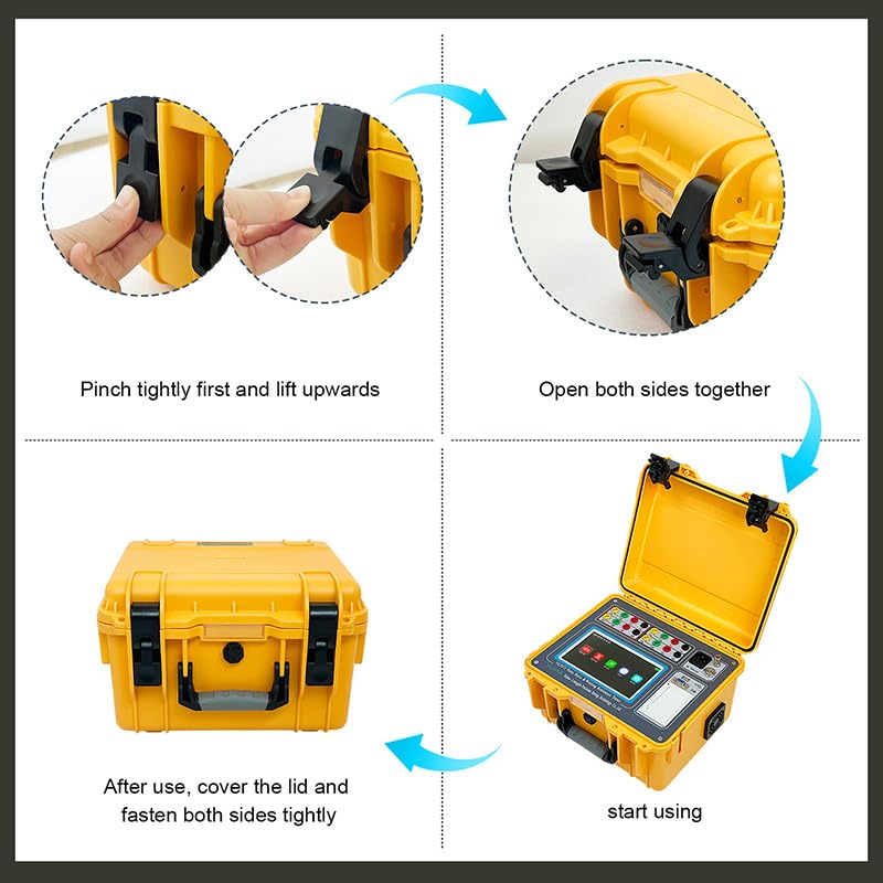 Tester Turns Ratio and Transformer Winding Resistance Tester TTR Winding Meter 2 in 1
