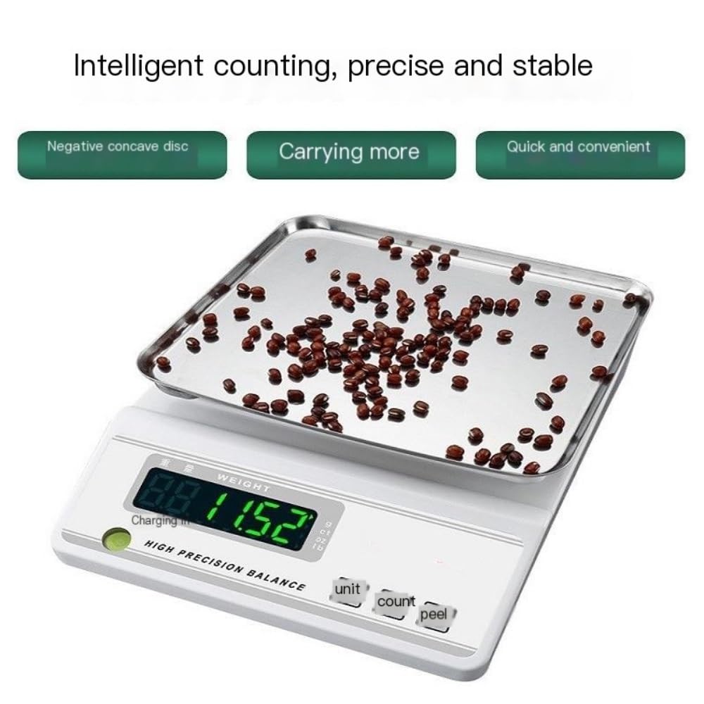 Digital Balance, 0.01g Precision Gold Lab Counting Scale