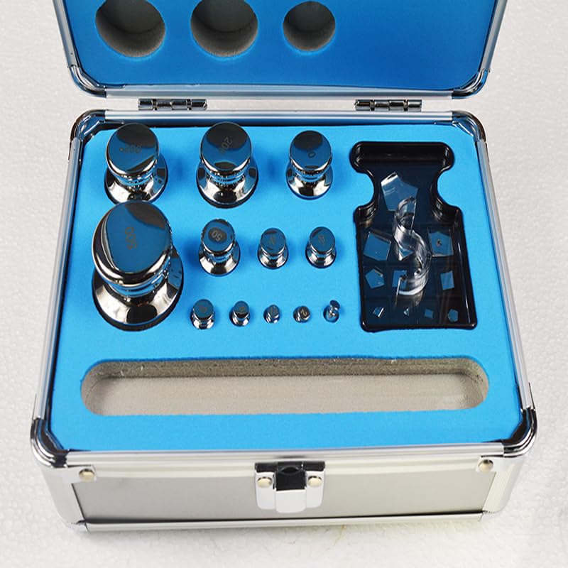 1mg-1Kg Calibration Weight Kit, 304 Stainless Steel Balance Scale Calibration Weight Kit, 25 pcs Calibration Weights
