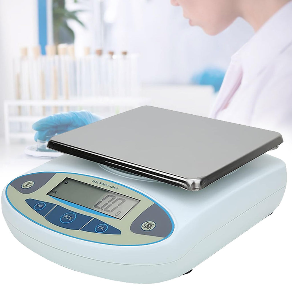 Analytical Electronic Balance,Lab Precision Weighing Balance Scales,Jewelry Scales,Weighing Industrial Scale Kitchen Counting Scale Scientific Scale (10kg)