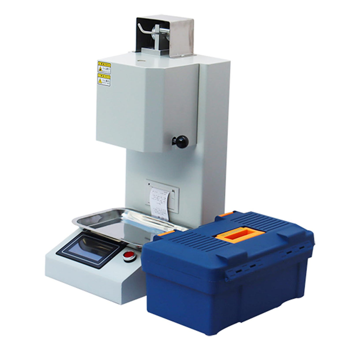 Melt Flow Rate Tester Melt Index Instrument MFR Tester Indexer Flow Rate Meter with Touch Screen and Printer for Polymer Plastic 110V 450W