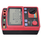 Insulation Tester Digital Multimeter Kit for Electrical Testing 500V 1000V 2500V 5000V DC or AC Polarization Index Timing Test Continuity Backlit Display