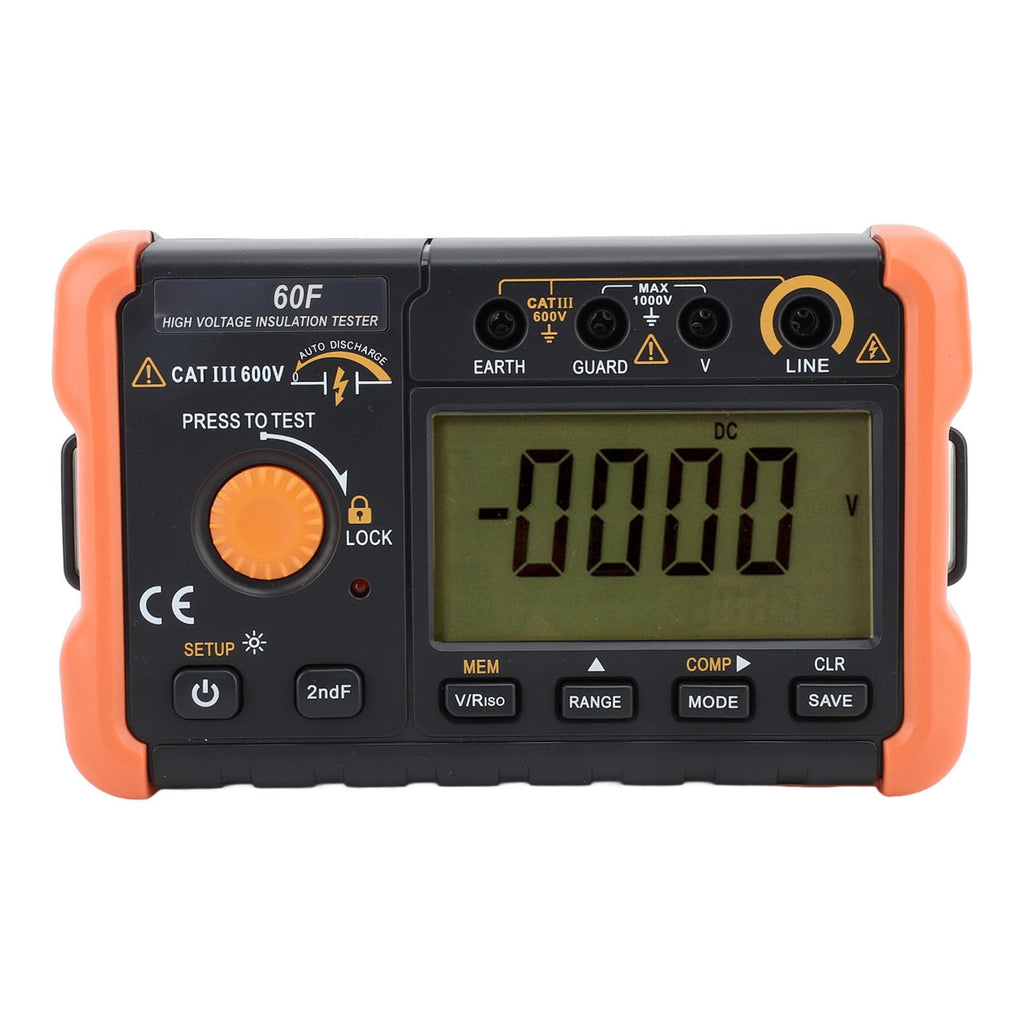 Insulation Tester Megohmmeter, 1.3mA Short Circuit Current for Electrical Equipment Maintenance