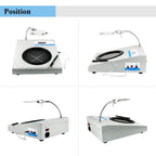 YUCHENGTECH Microbial Bacterial Colony Counter Bacterial Quantity Counting Machine Instrument Microbiology Tester 3/9 Times (220V)