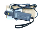 High Accuracy AC/DC Clamp Leakage Current Transducer Sensor with AC/DC ClampLeakage Current Sensor Probe 0mA to 60.0ALeakage CurrentAC600V Line Voltage 7mm Clamp Size Color Grey