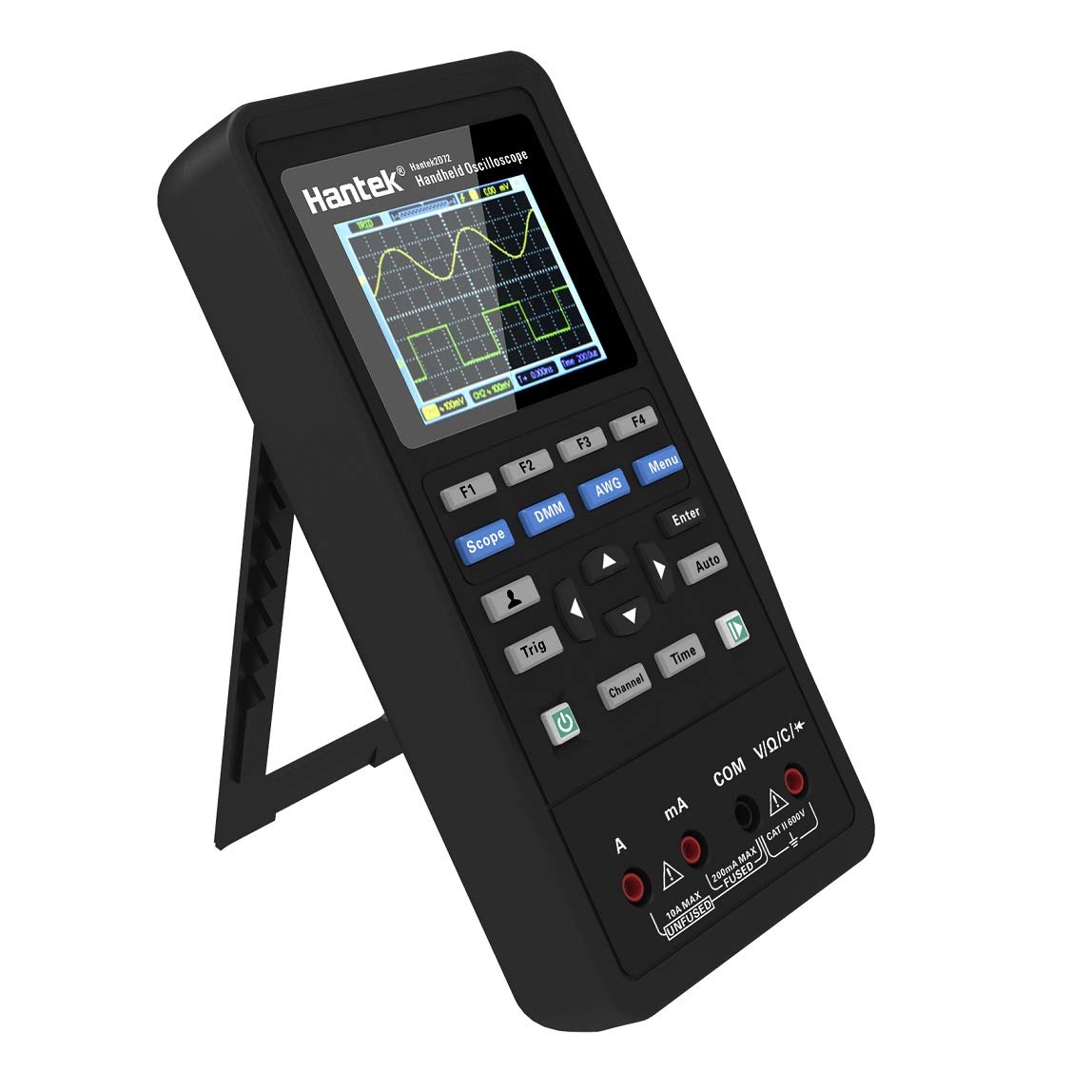 Hantek 2D42 3in1 Digital Oscilloscope Waveform Generator Multimeter USB Portable 2 Channels 40MHz 250MSa/s Multifunction Tester