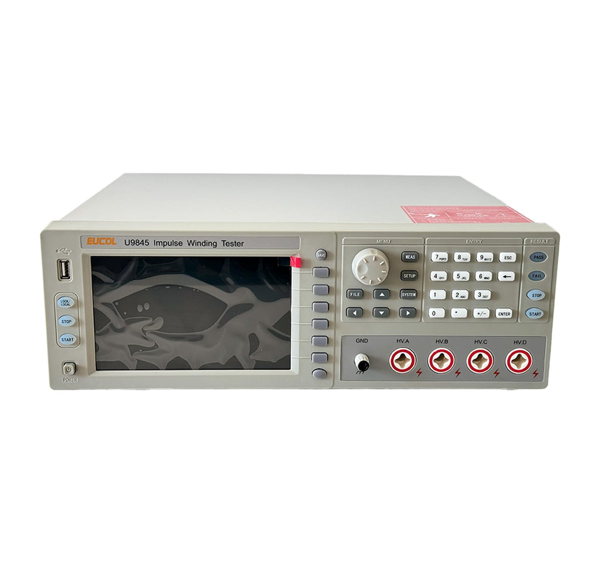 U9845 4-Channel Impulse Winding Tester for Transformer Motor 100V-5000V