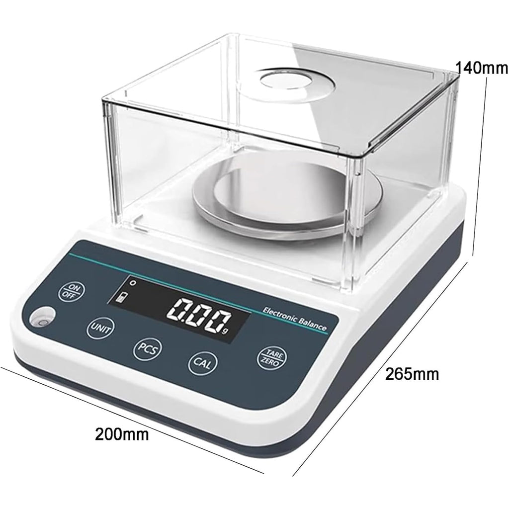 300g Electronic Analytical Balance, High Precision Electronic Scale with Display Screen, Accuracy: 0.001g, Electromagnetic Balance Sensor, for Jewelry and Medicinal Materials