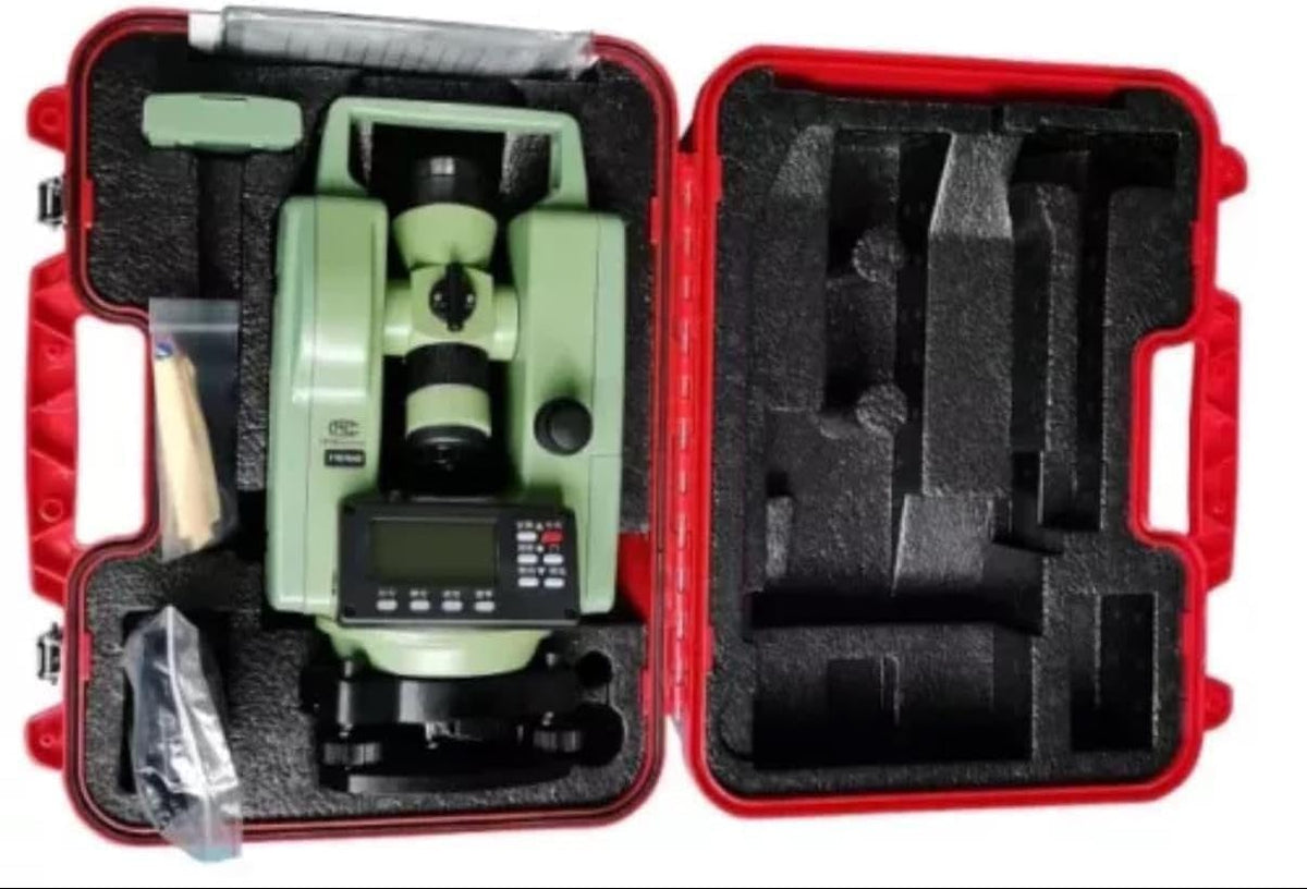 Surveying Instrument for Accurate Angle Measurement & Field Surveys (12" x 7")|Sage Green Digital Theodolite Transit Level with Electronic LCD Display |clear LCD dispaly|professional optical system