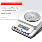 Digital Precision Electronic Scale Lab Analytical Balance High Accurate Scientific 1mg Weighing Jewelry Scales with Windshield (210g/0.01g)