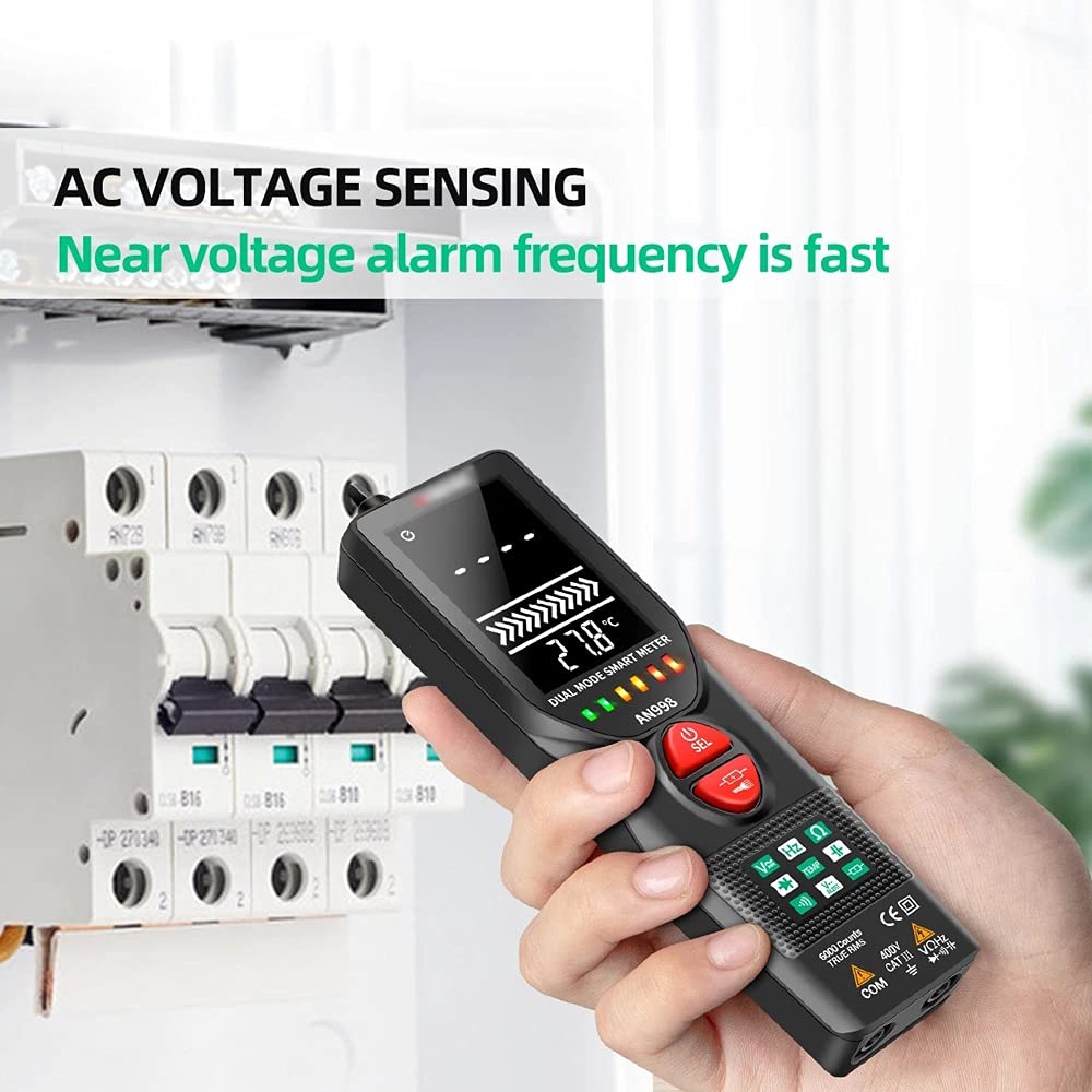 Intelligent Digital Multimeter Non-Contact NCV Tester AC/DC Capacitance Diode Continuity Resistance