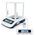 U.S. Solid 1mg Analytical Balance High Precision Digital Lab Scale with 2 LCD Screens, RS232 USB Interface (500gx0.001g)
