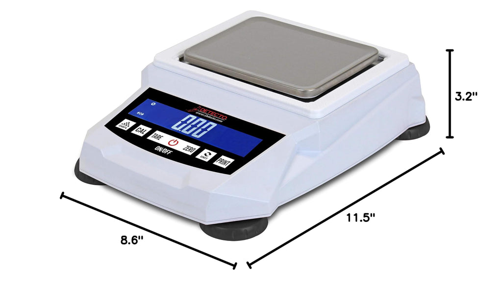 Detecto, 420-100, Digital Precision Balance Scale, 100 g x 0.01 g, 5.7 in W x 4.5 in D Platform